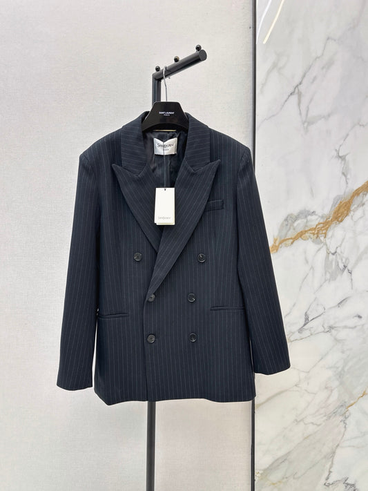 26FW New Striped Double-Breasted Blazer 🖤