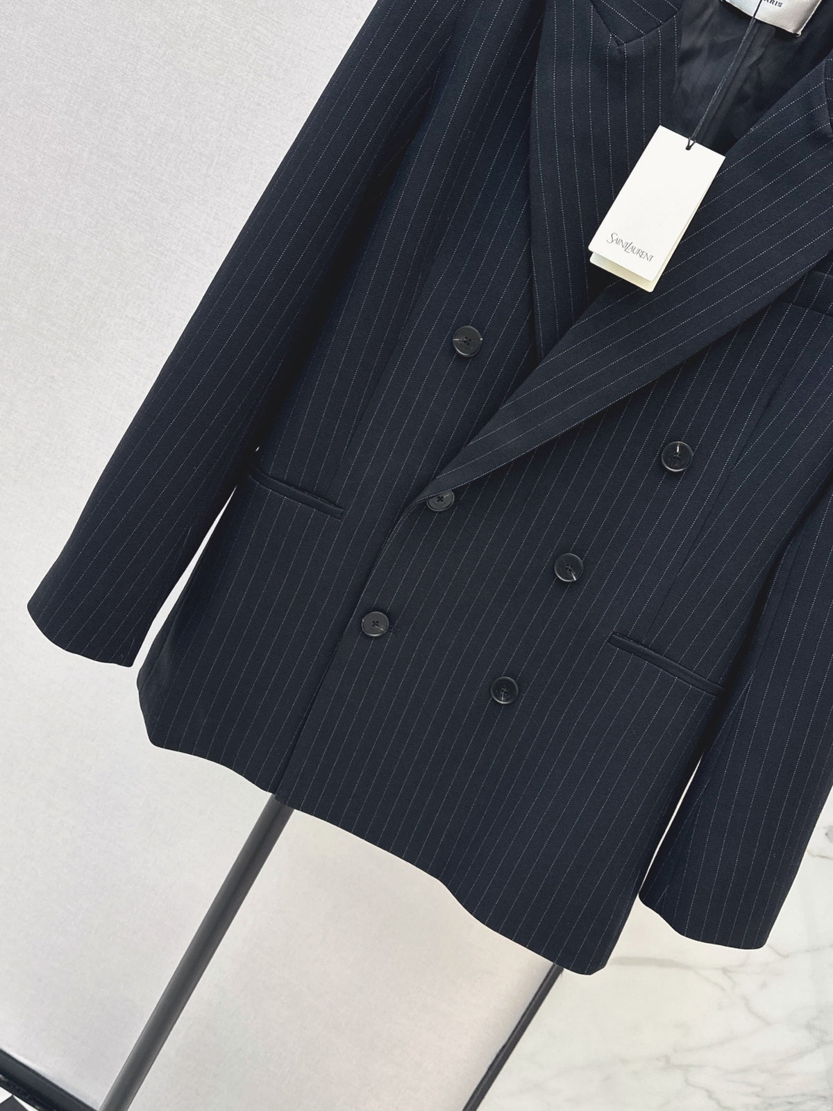 26FW New Striped Double-Breasted Blazer 🖤