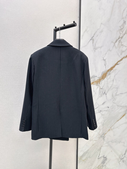 26FW New Striped Double-Breasted Blazer 🖤