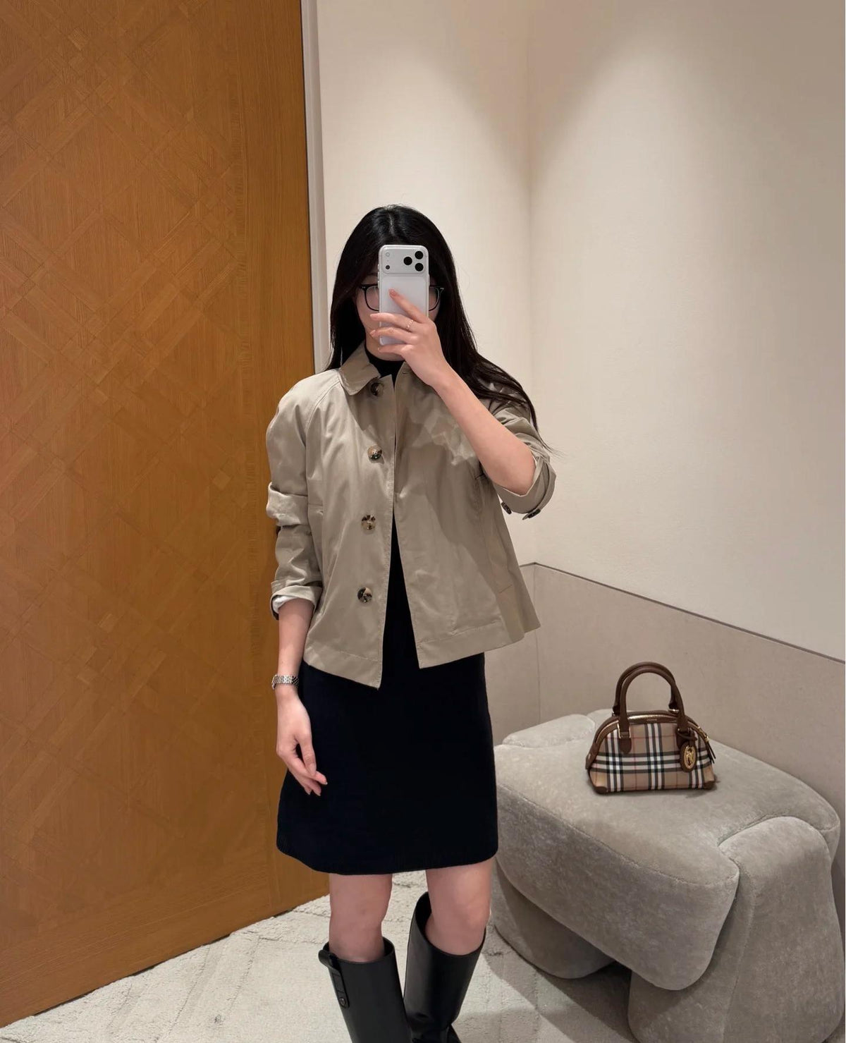 26FW New Oversized Lapel Trench Coat 🤎