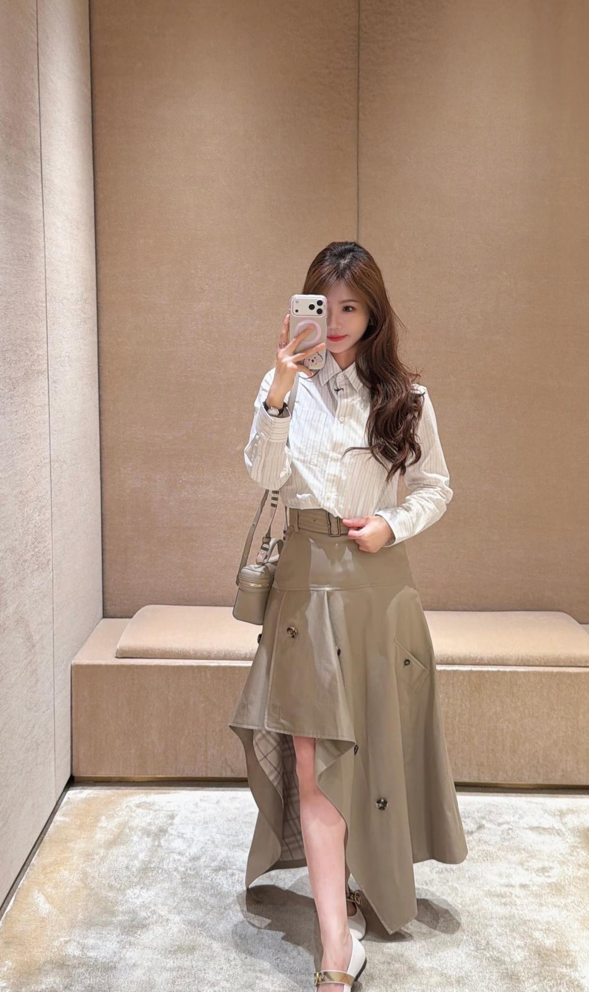 26FW New Asymmetric High-Waisted Skirt 🤎