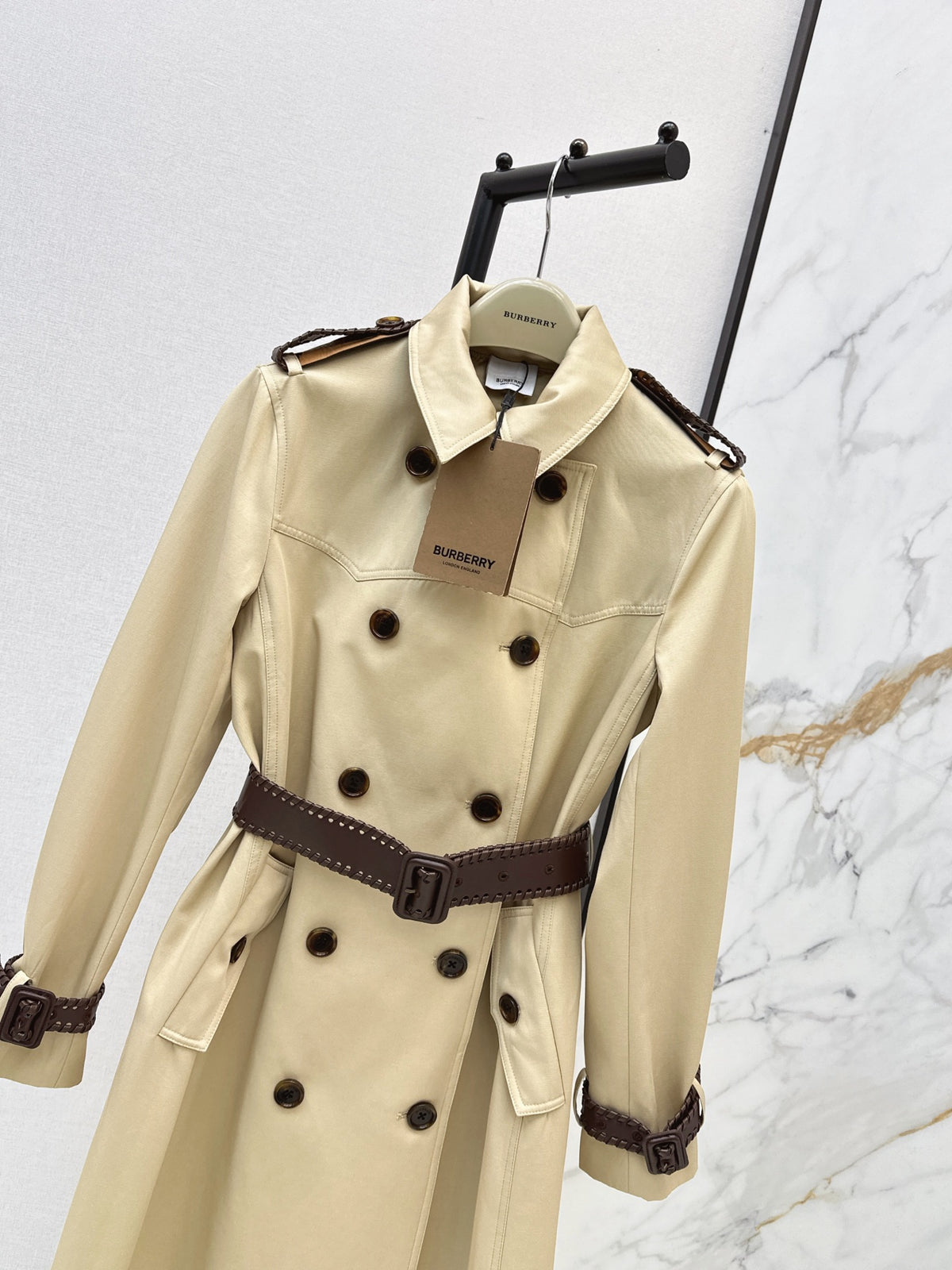26FW New Classic Double-Breasted Long Trench Coat 🤎