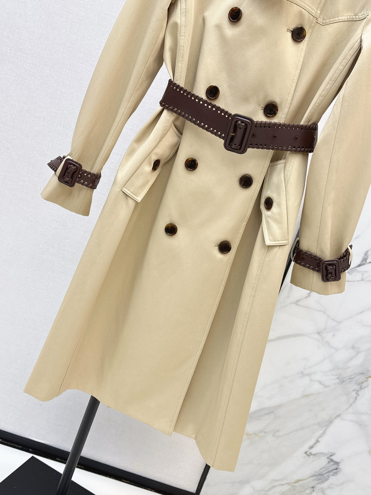 26FW New Classic Double-Breasted Long Trench Coat 🤎