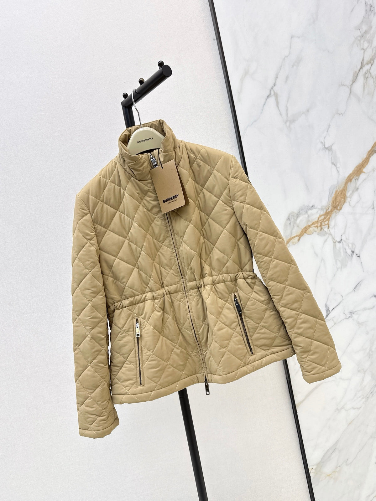26FW New Stand-Collar Drawstring Padded Jacket 🤎