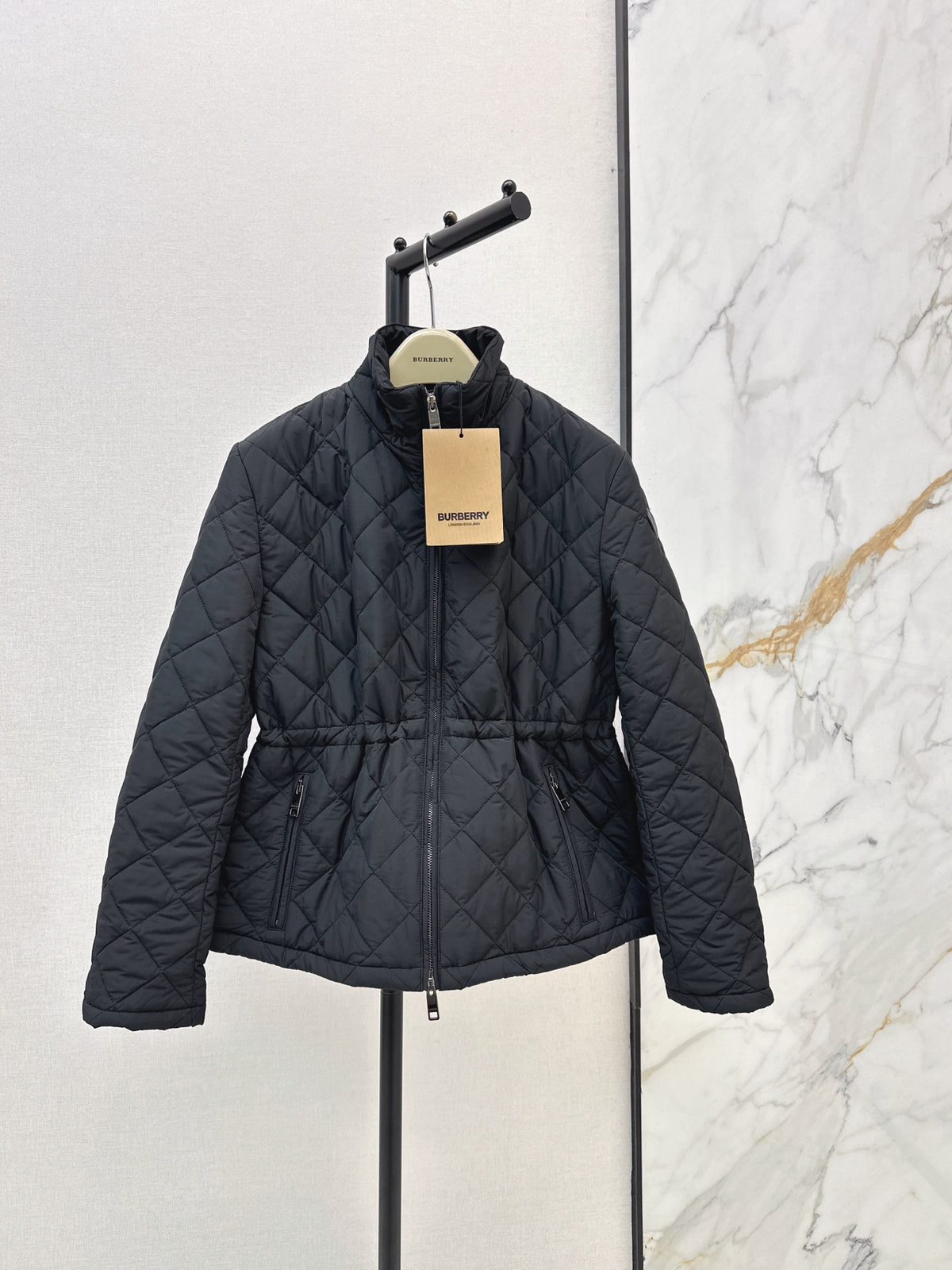26FW New Stand-Collar Drawstring Padded Jacket 🤎