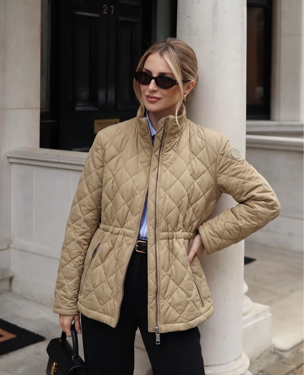 26FW New Stand-Collar Drawstring Padded Jacket 🤎