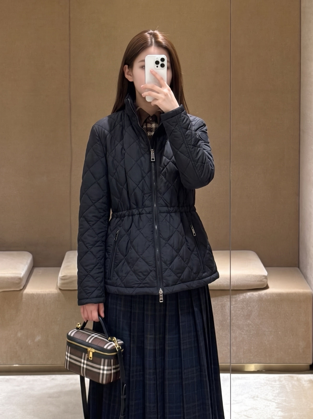 26FW New Stand-Collar Drawstring Padded Jacket 🤎