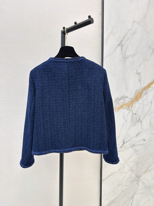 26FW New Crew-Neck Knit Jacket 🩵