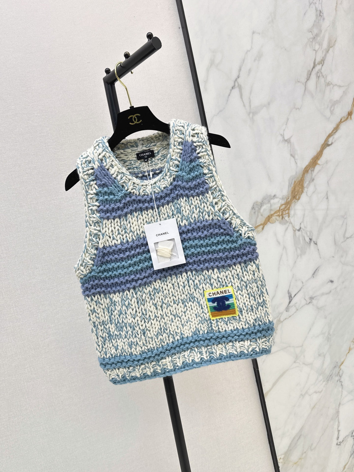 🔥Highest Quality🔥26FW New Color-Block Sleeveless Vest 🤍