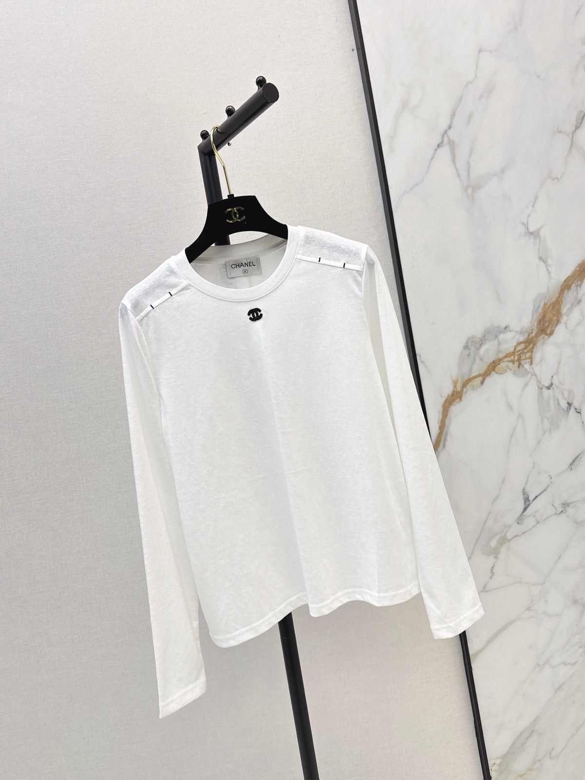 26FW New Pure Cotton Long-Sleeve White T-Shirt 🤍