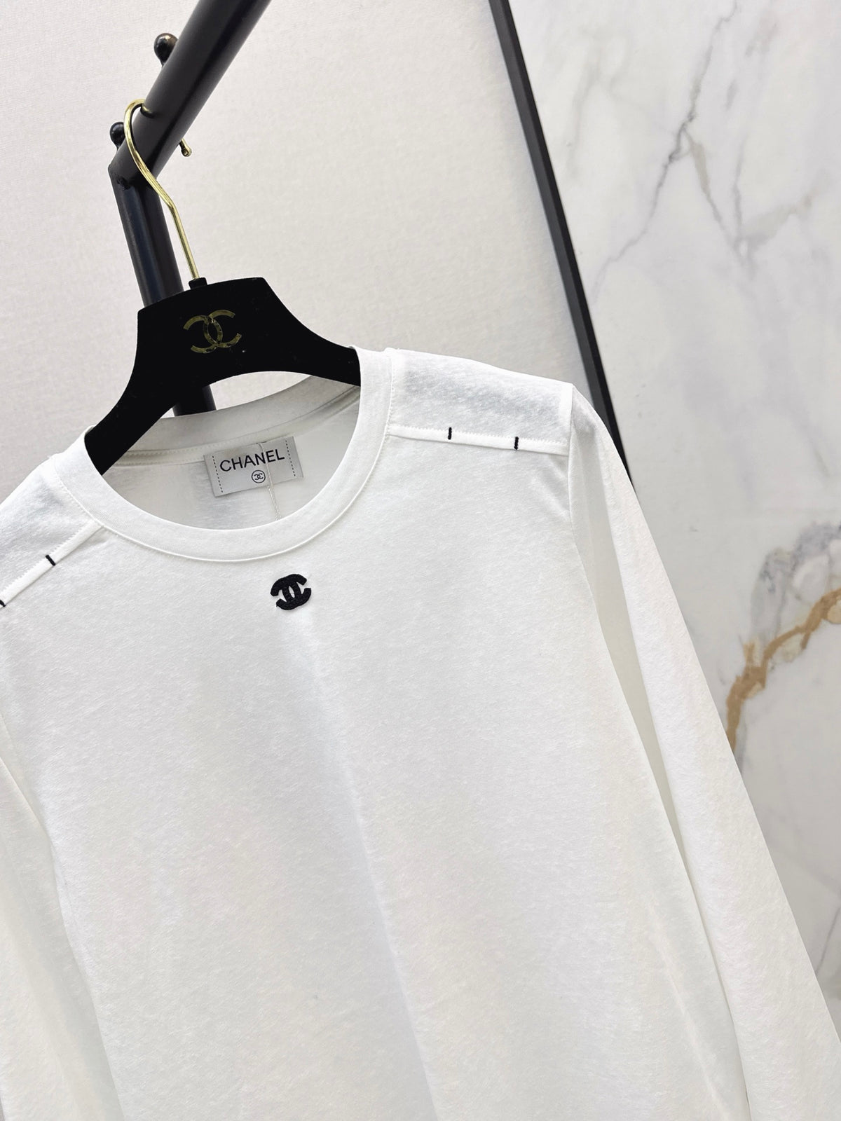 26FW New Pure Cotton Long-Sleeve White T-Shirt 🤍