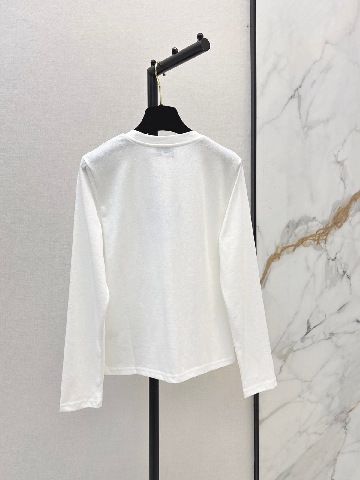 26FW New Pure Cotton Long-Sleeve White T-Shirt 🤍