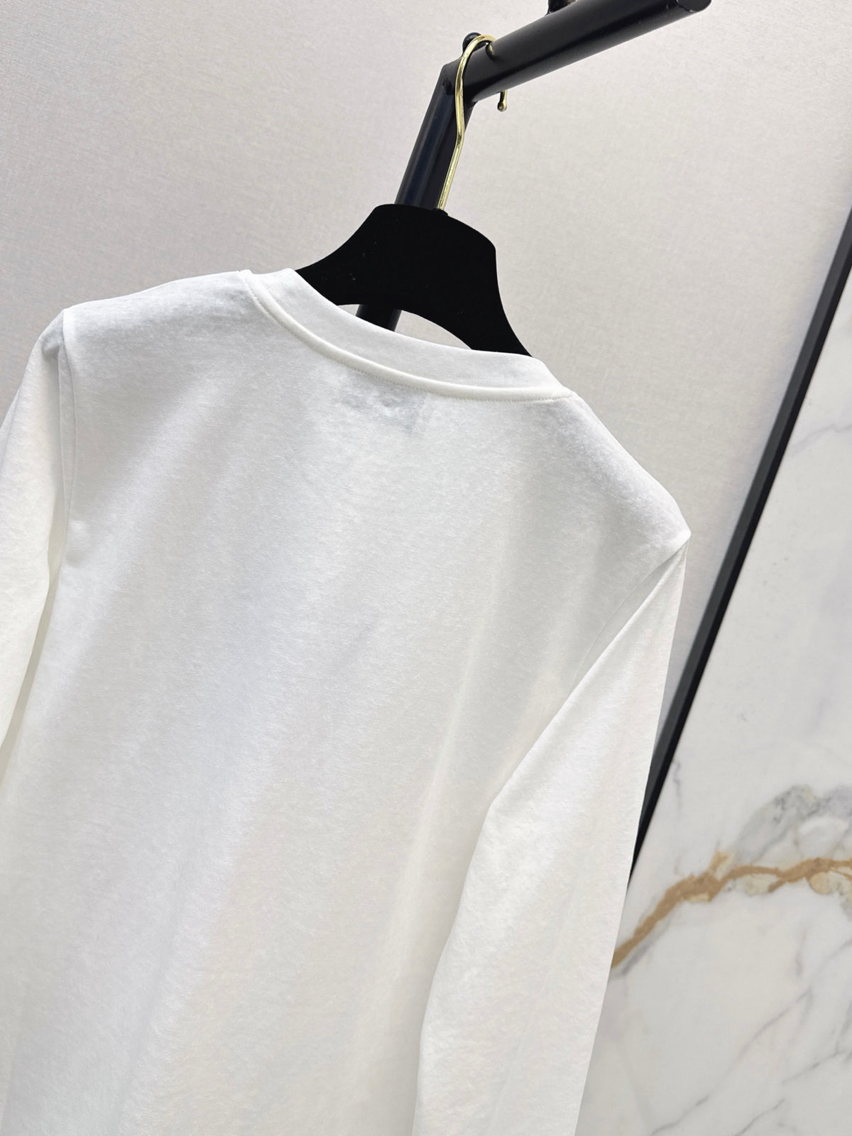 26FW New Pure Cotton Long-Sleeve White T-Shirt 🤍