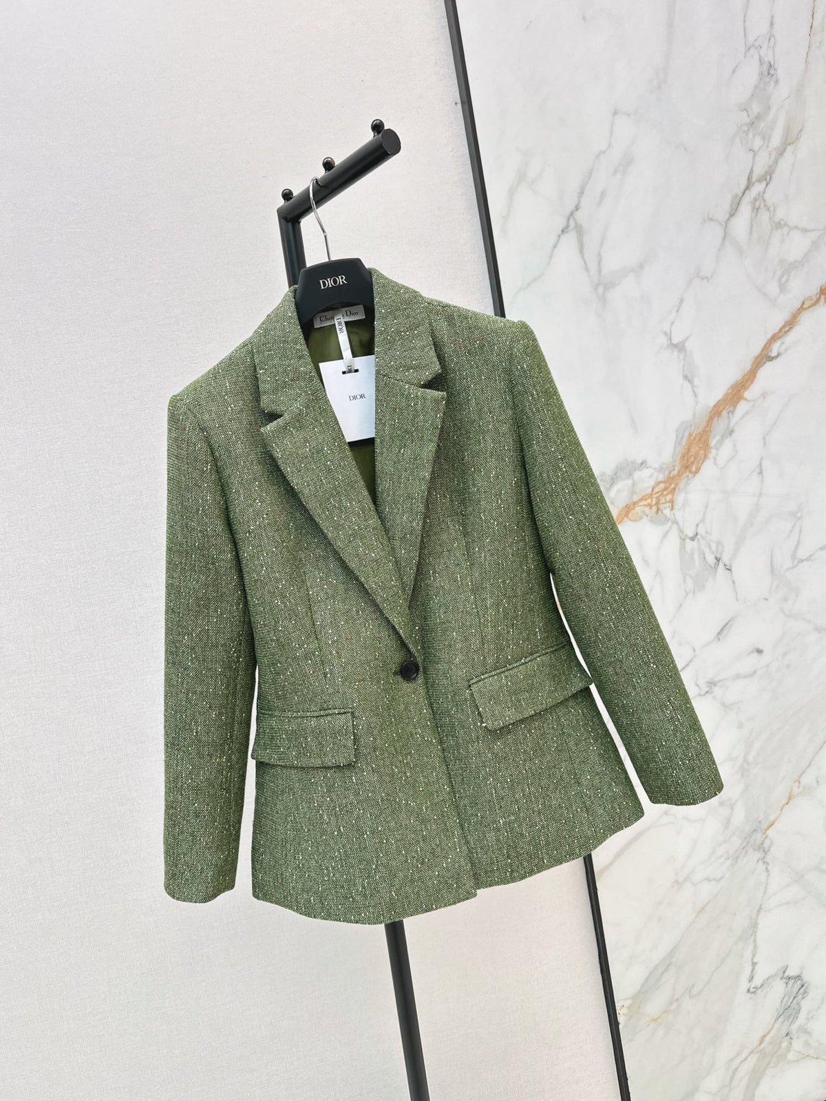 26FW New Tweed Lapel Blazer 💚