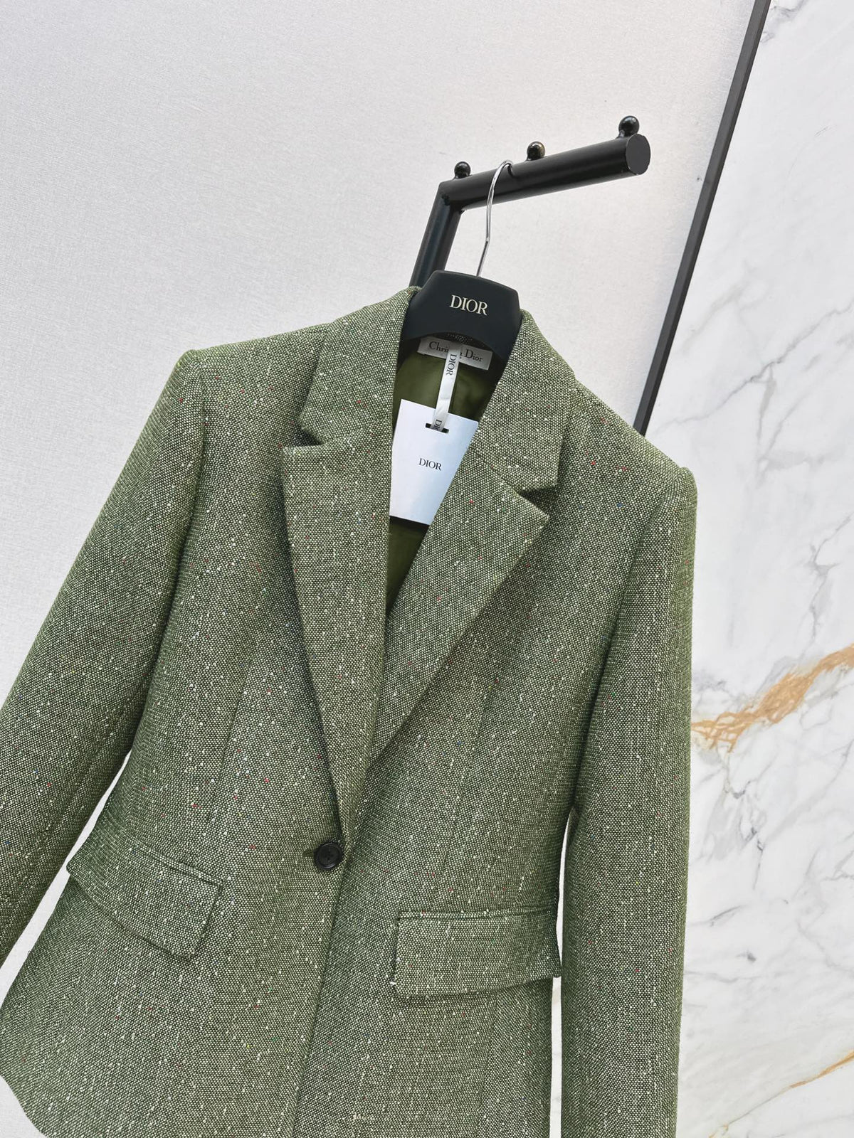 26FW New Tweed Lapel Blazer 💚