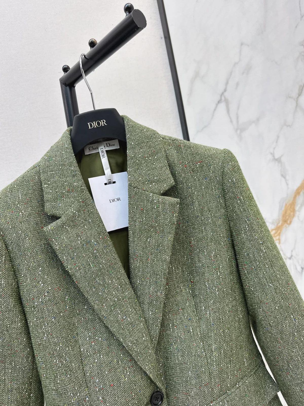 26FW New Tweed Lapel Blazer 💚