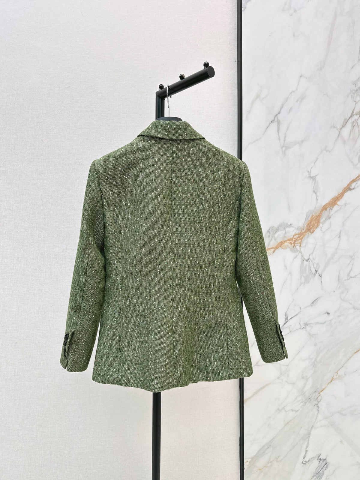 26FW New Tweed Lapel Blazer 💚
