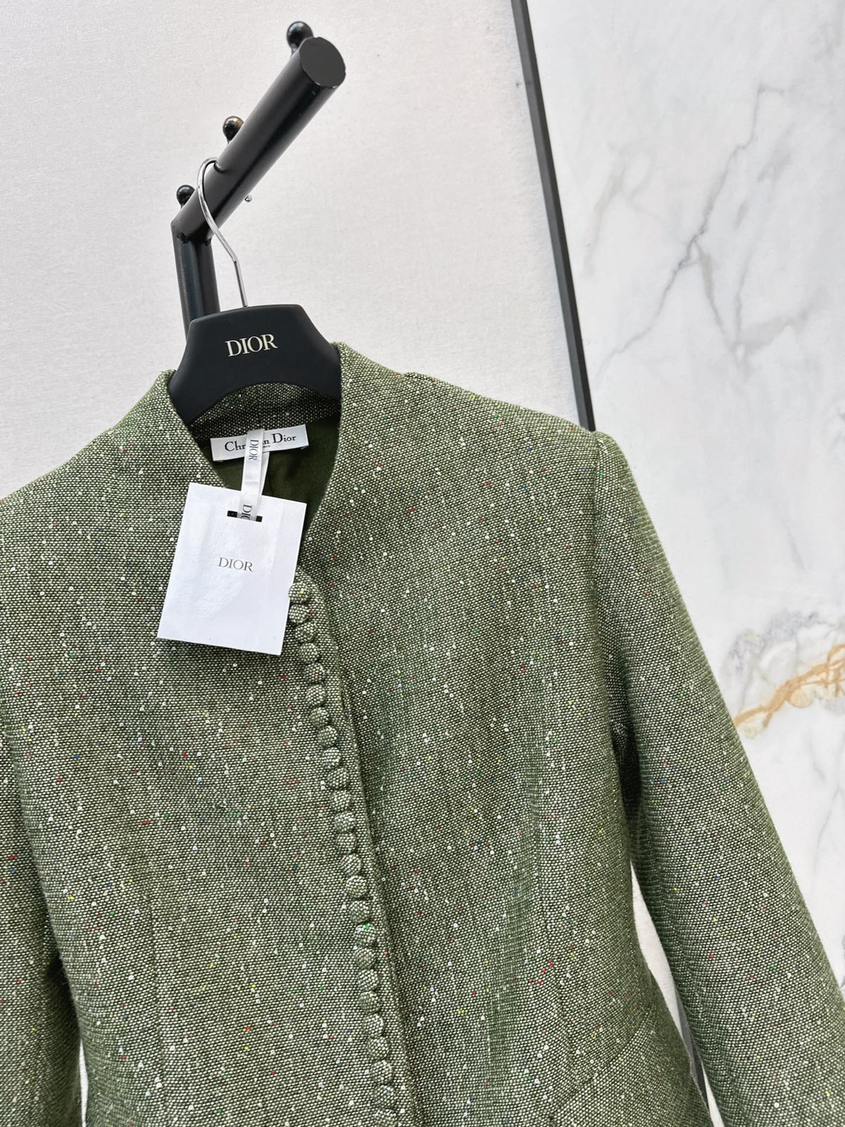 26FW New Stand-Collar Tailored Jacket with Cinched Waist 💚