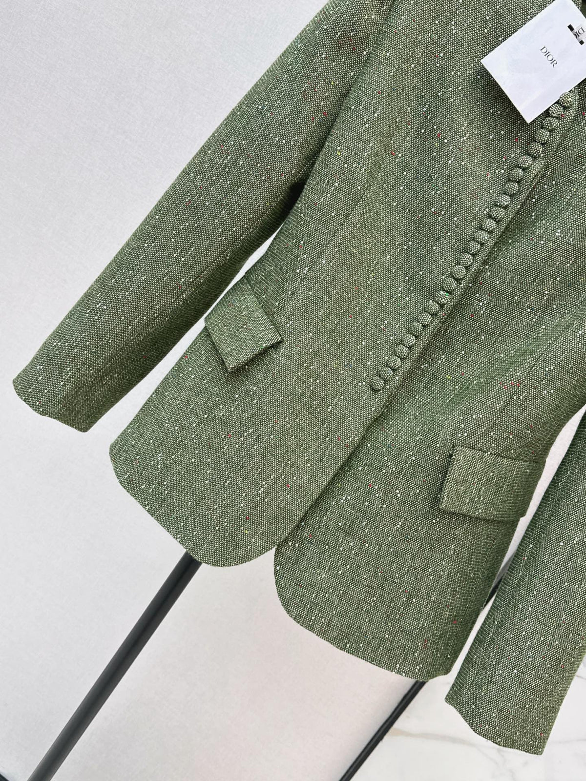 26FW New Stand-Collar Tailored Jacket with Cinched Waist 💚
