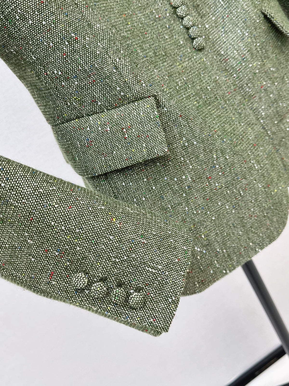 26FW New Stand-Collar Tailored Jacket with Cinched Waist 💚