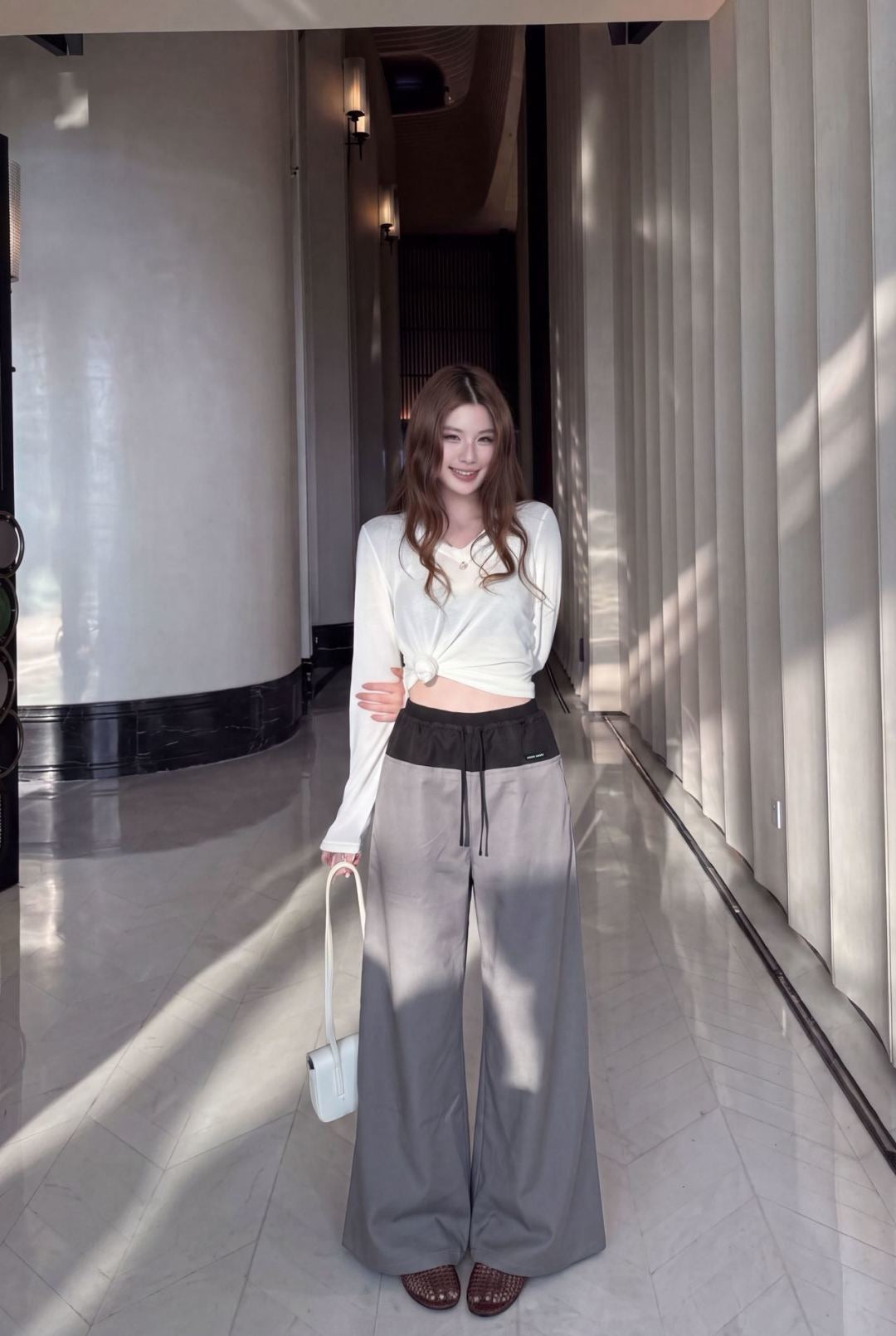 26FW New Straight-Leg Wide-Leg Trousers 🩶