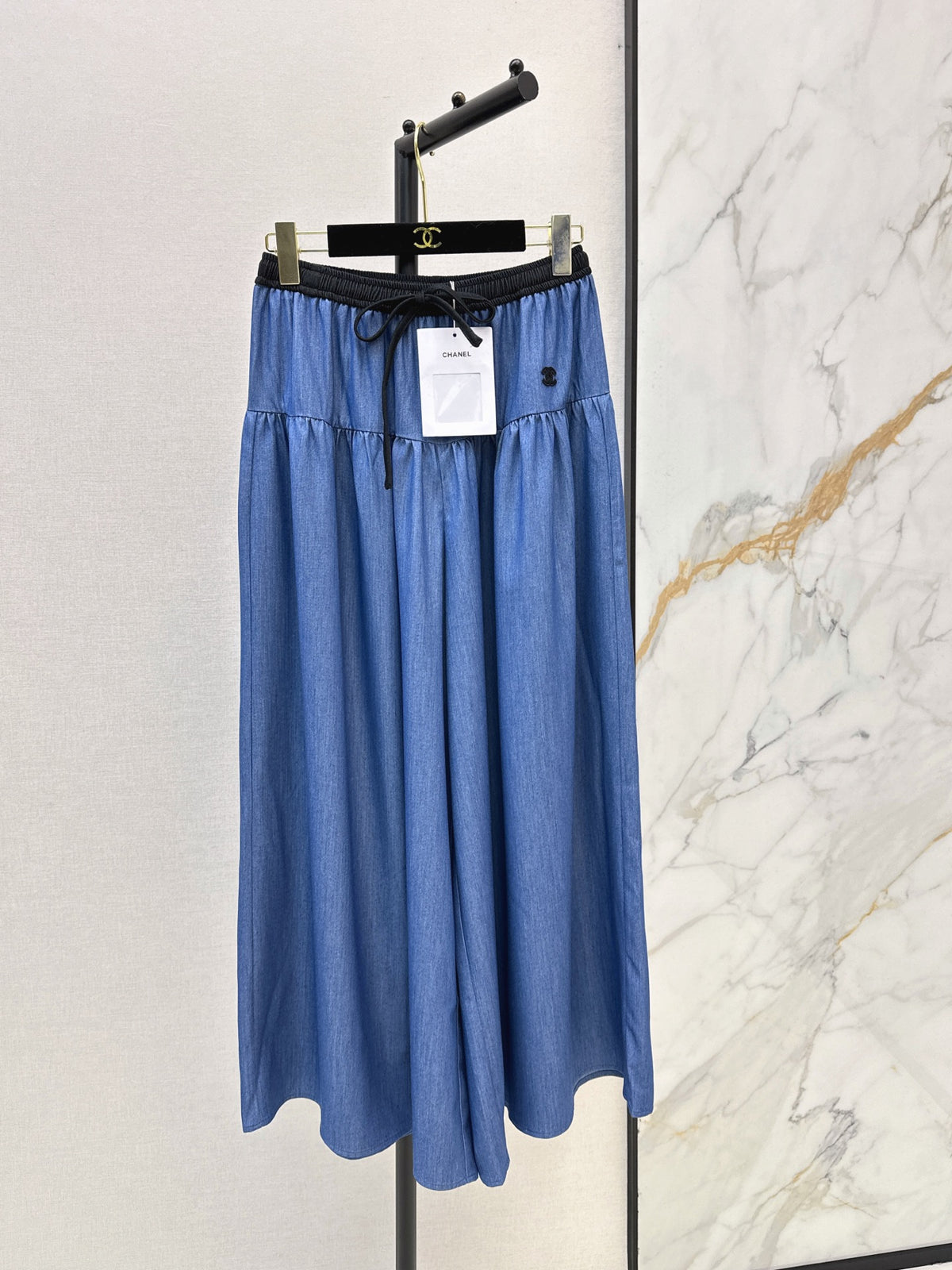 26FW New Elastic-Waist Wide-Leg Trousers 🩵🤎