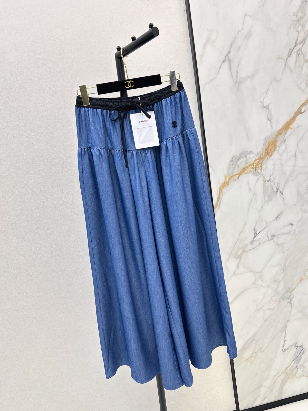 26FW New Elastic-Waist Wide-Leg Trousers 🩵🤎