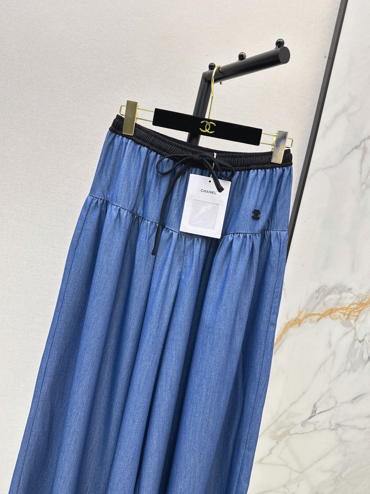 26FW New Elastic-Waist Wide-Leg Trousers 🩵🤎