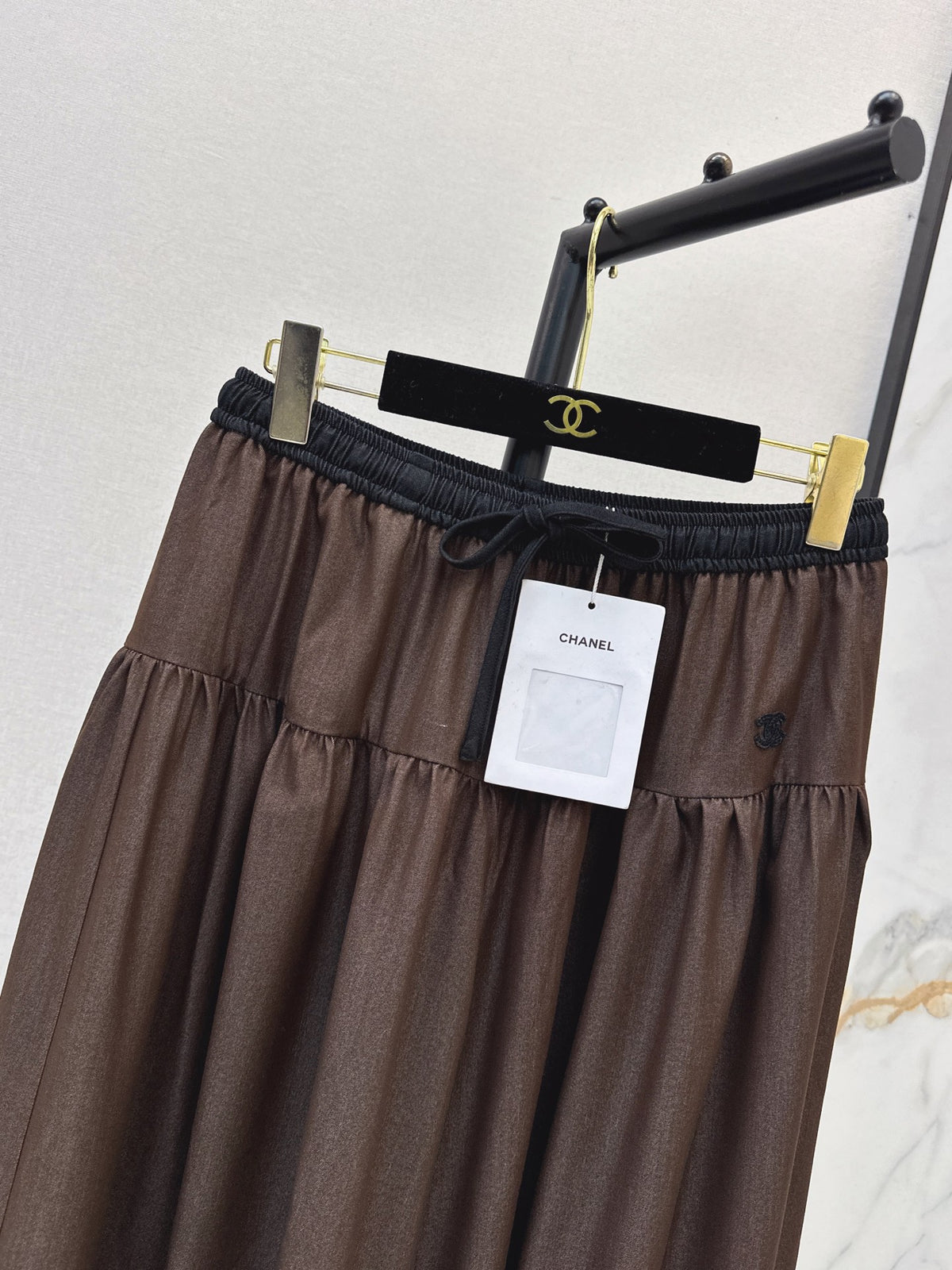 26FW New Elastic-Waist Wide-Leg Trousers 🩵🤎