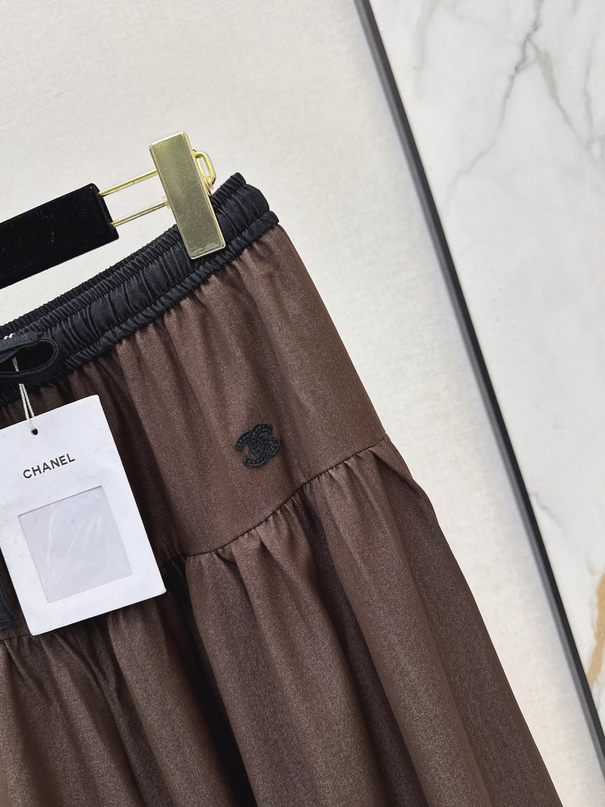 26FW New Elastic-Waist Wide-Leg Trousers 🩵🤎