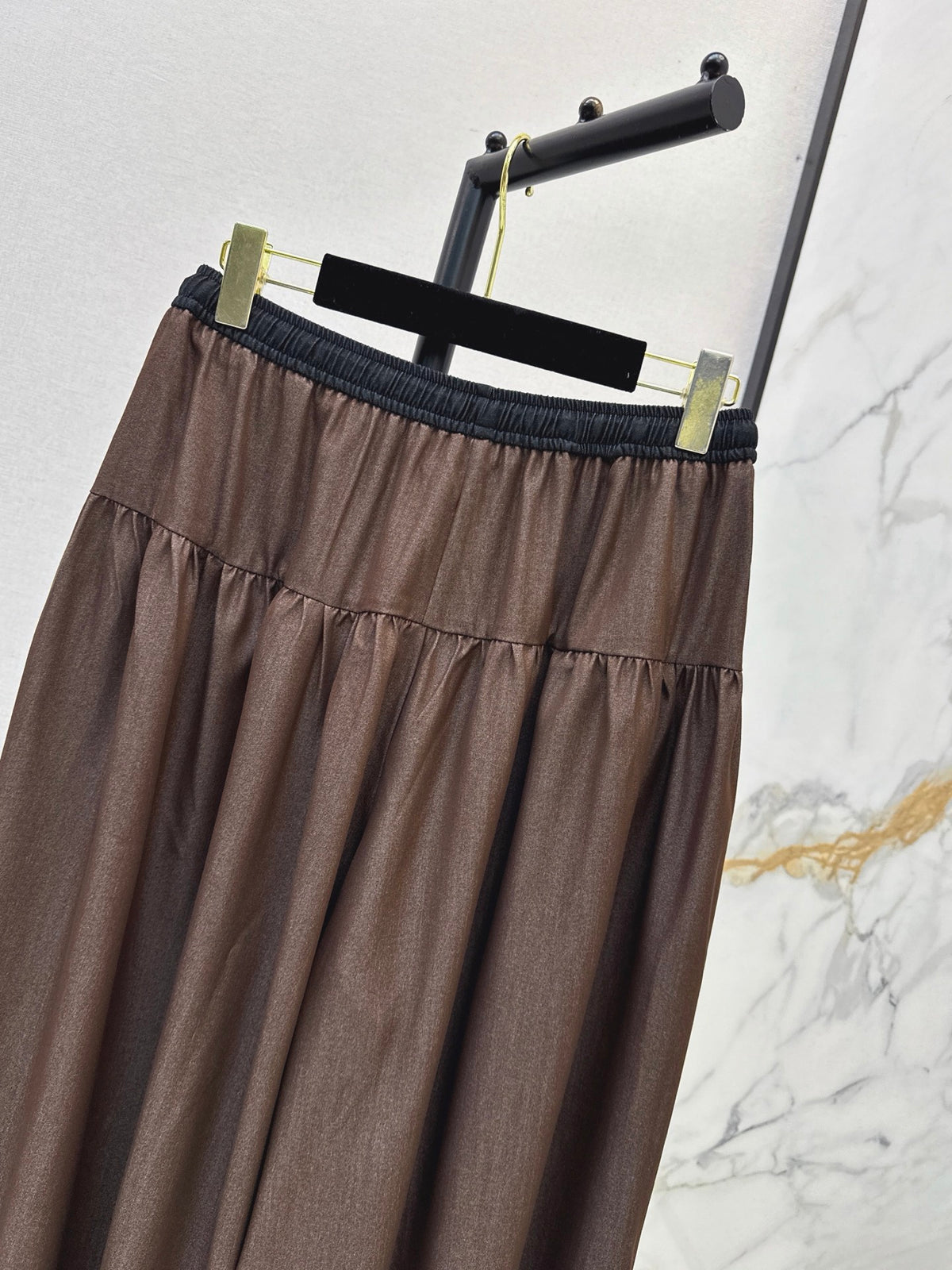 26FW New Elastic-Waist Wide-Leg Trousers 🩵🤎