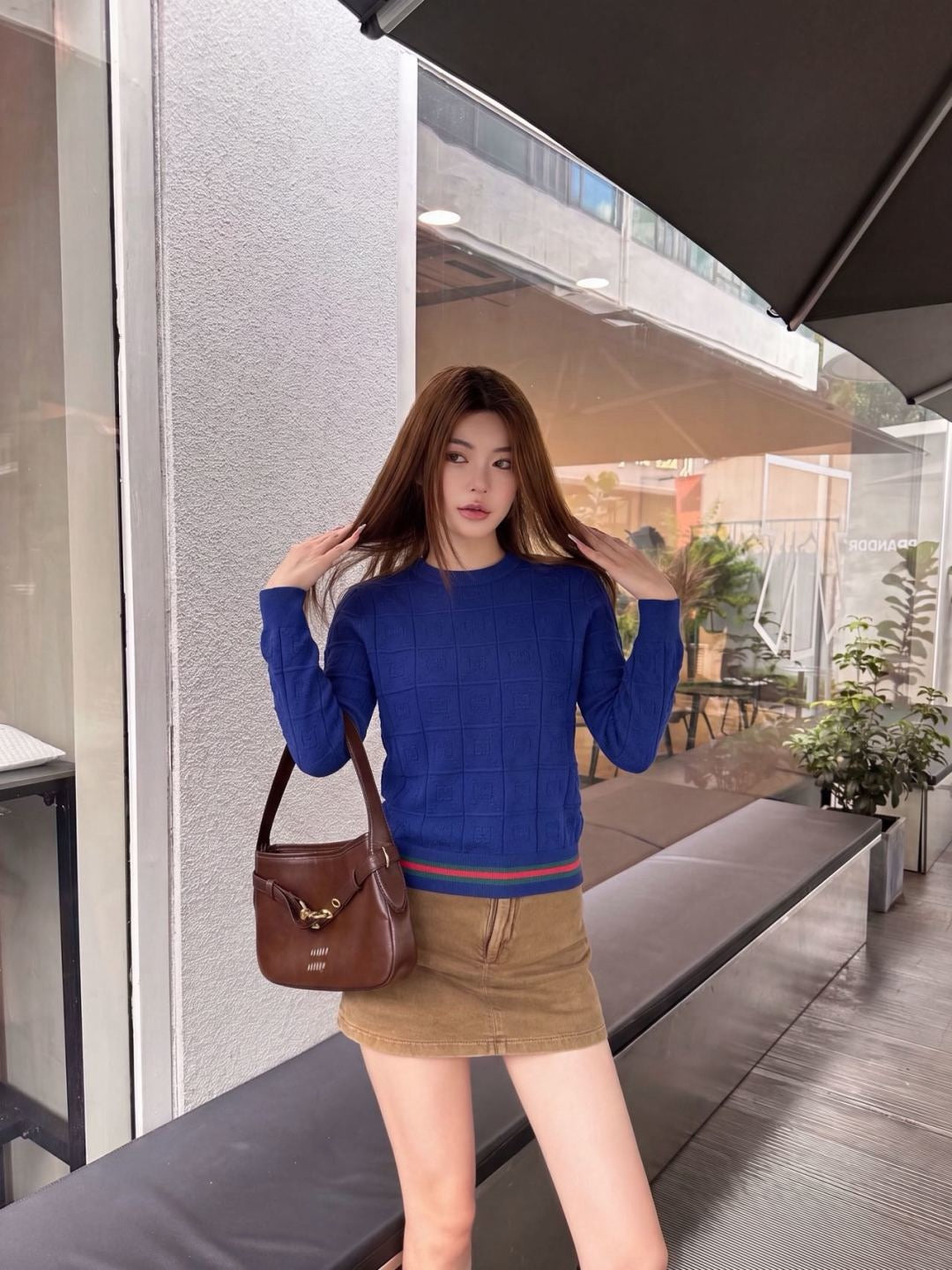 26FW New Crew-Neck Knit Top 🤎💙