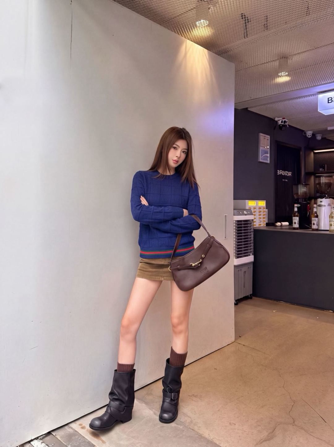 26FW New Crew-Neck Knit Top 🤎💙