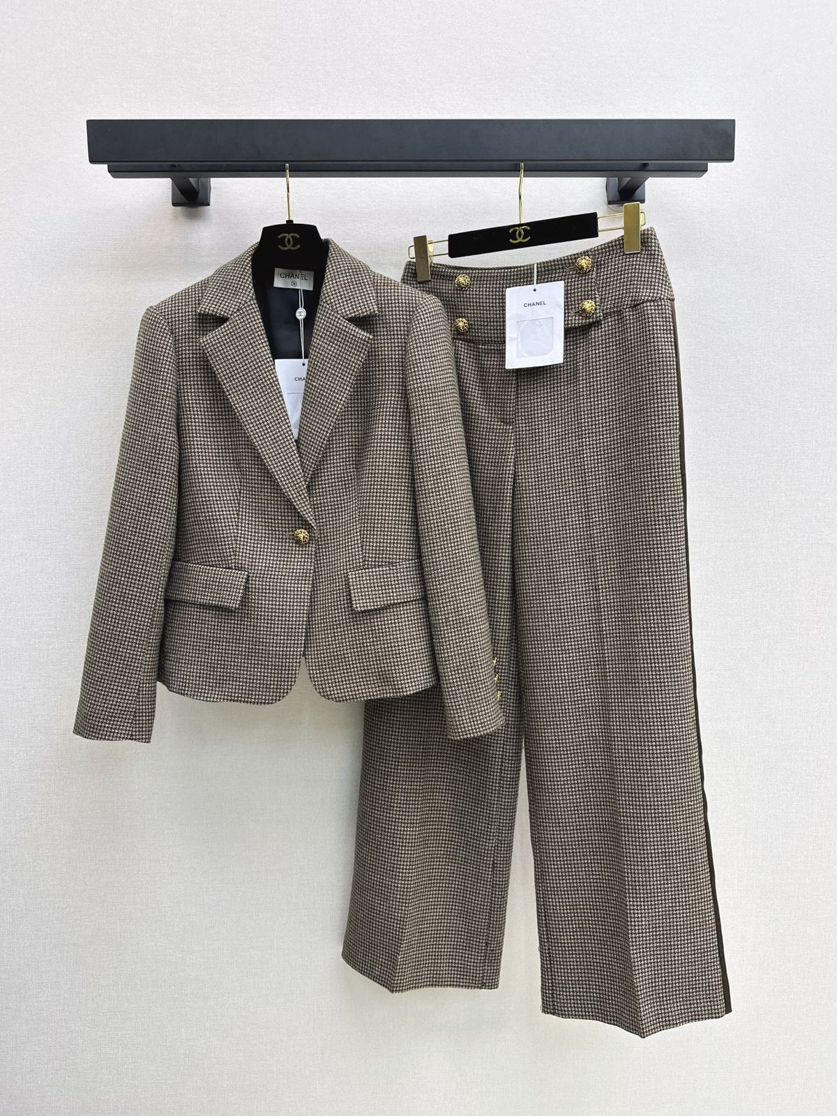 🔥Highest Quality🔥26FW New Retro Houndstooth Blazer 🤎