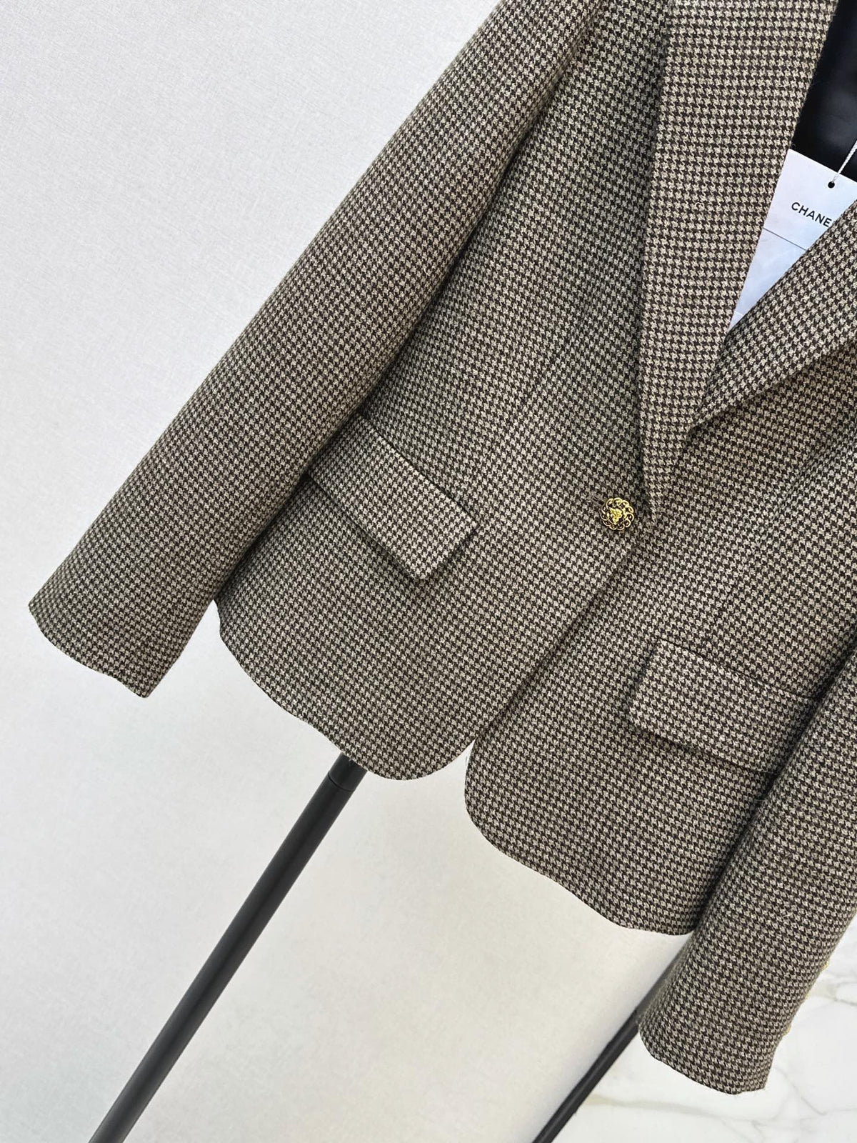 🔥Highest Quality🔥26FW New Retro Houndstooth Blazer 🤎