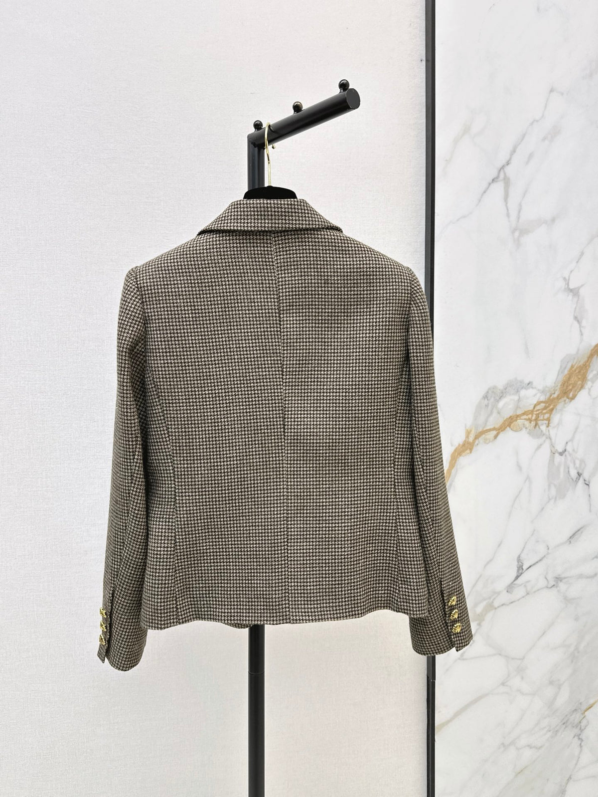 🔥Highest Quality🔥26FW New Retro Houndstooth Blazer 🤎
