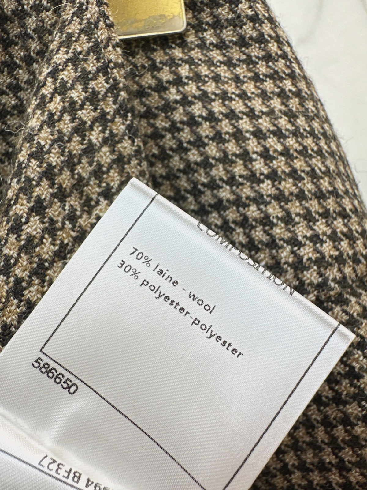 🔥Highest Quality🔥26FW New: Vintage-style straight-leg trousers in houndstooth 🤎
