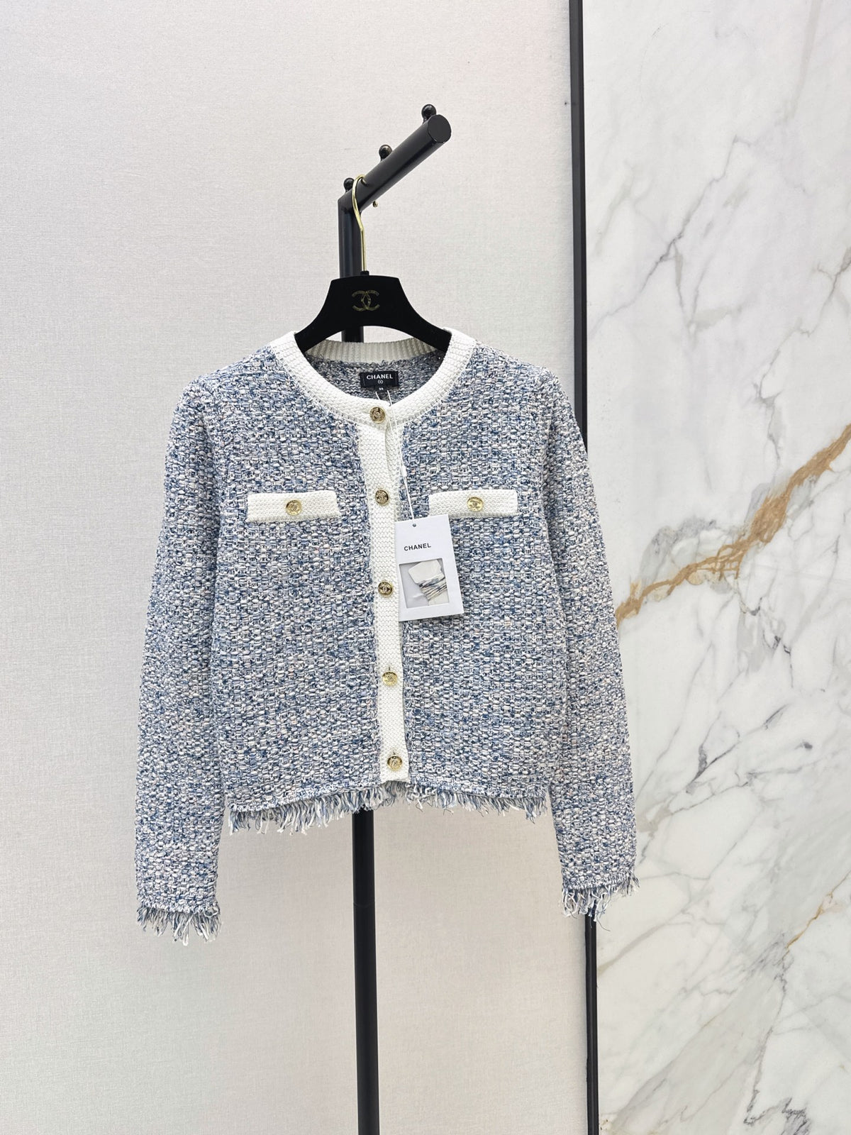 26FW New Multicolor Tassel Knit Cardigan 🩵