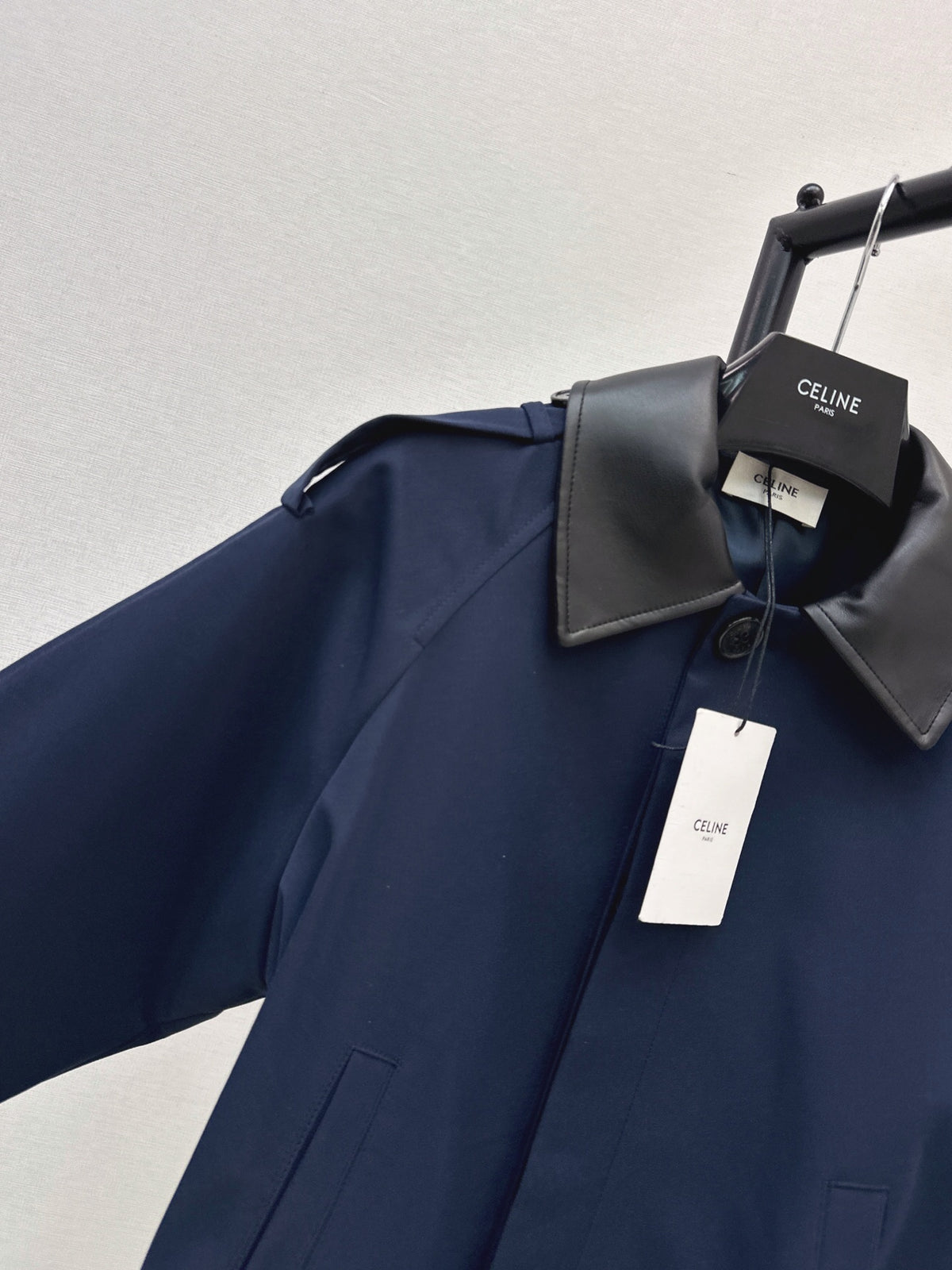 26FW New Navy Short Trench-Style Jacket 🖤