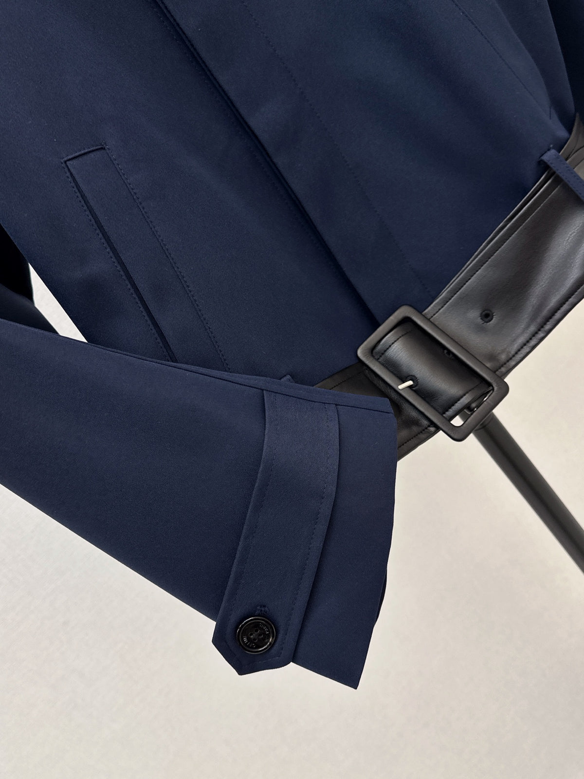 26FW New Navy Short Trench-Style Jacket 🖤