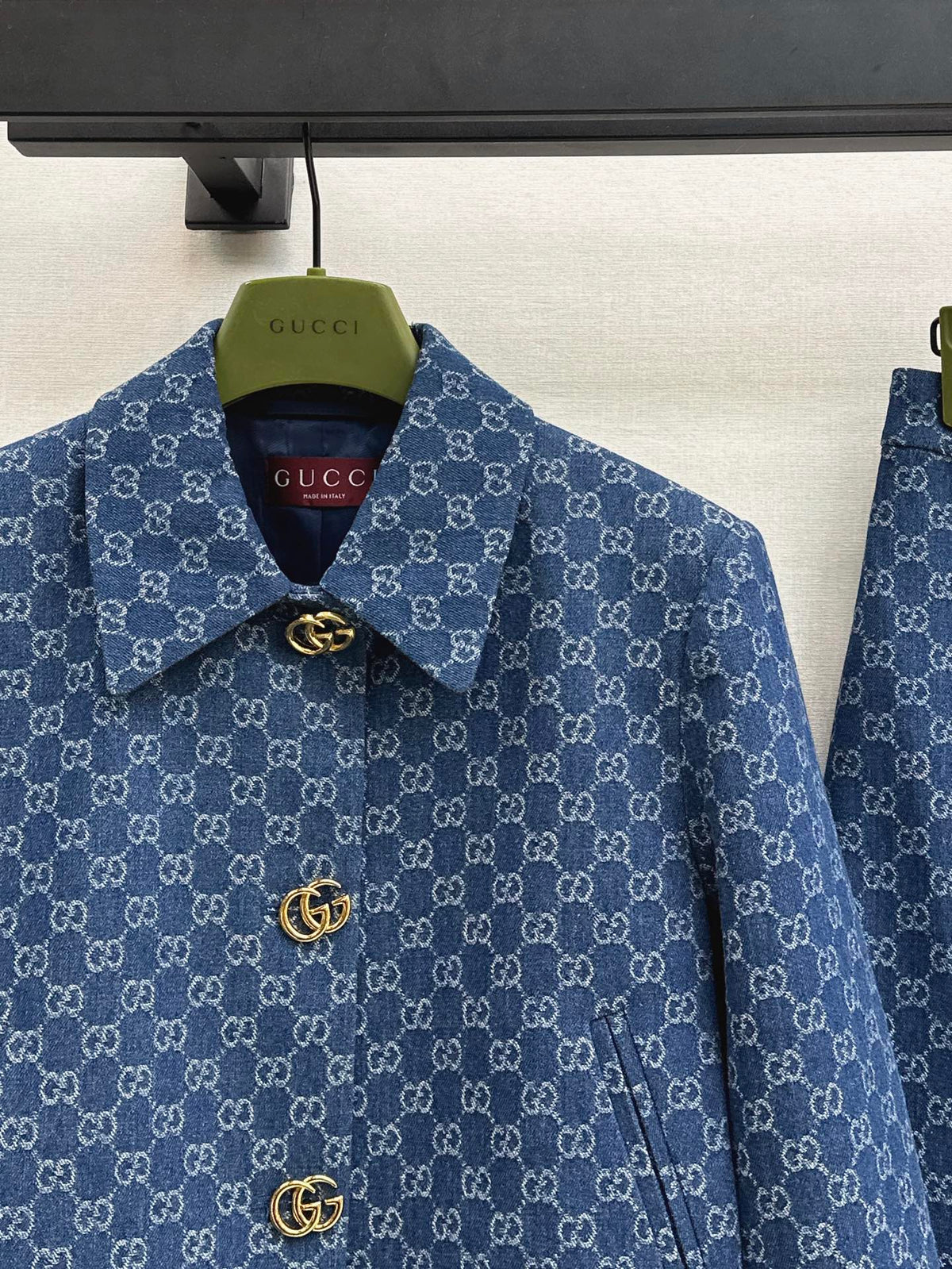 26FW New Denim Double-G Jacquard Set 💙