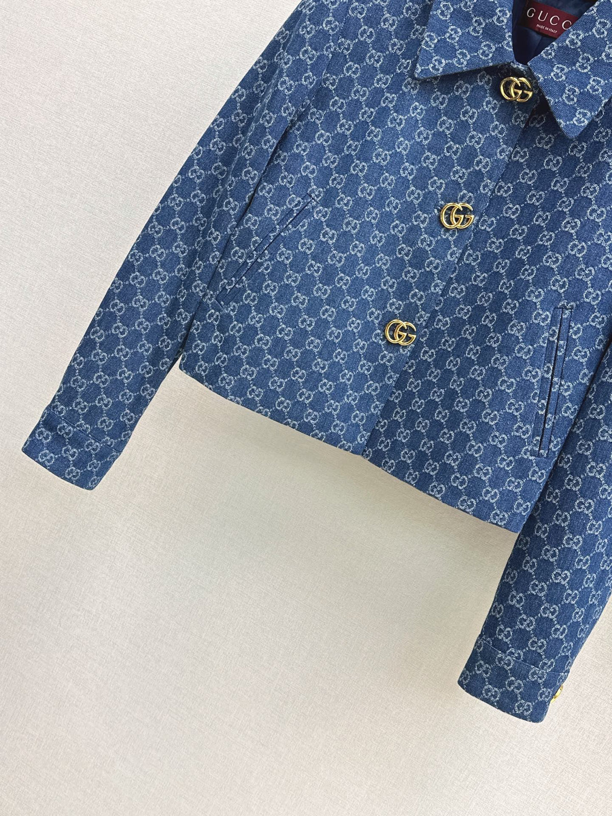 26FW New Denim Double-G Jacquard Set 💙