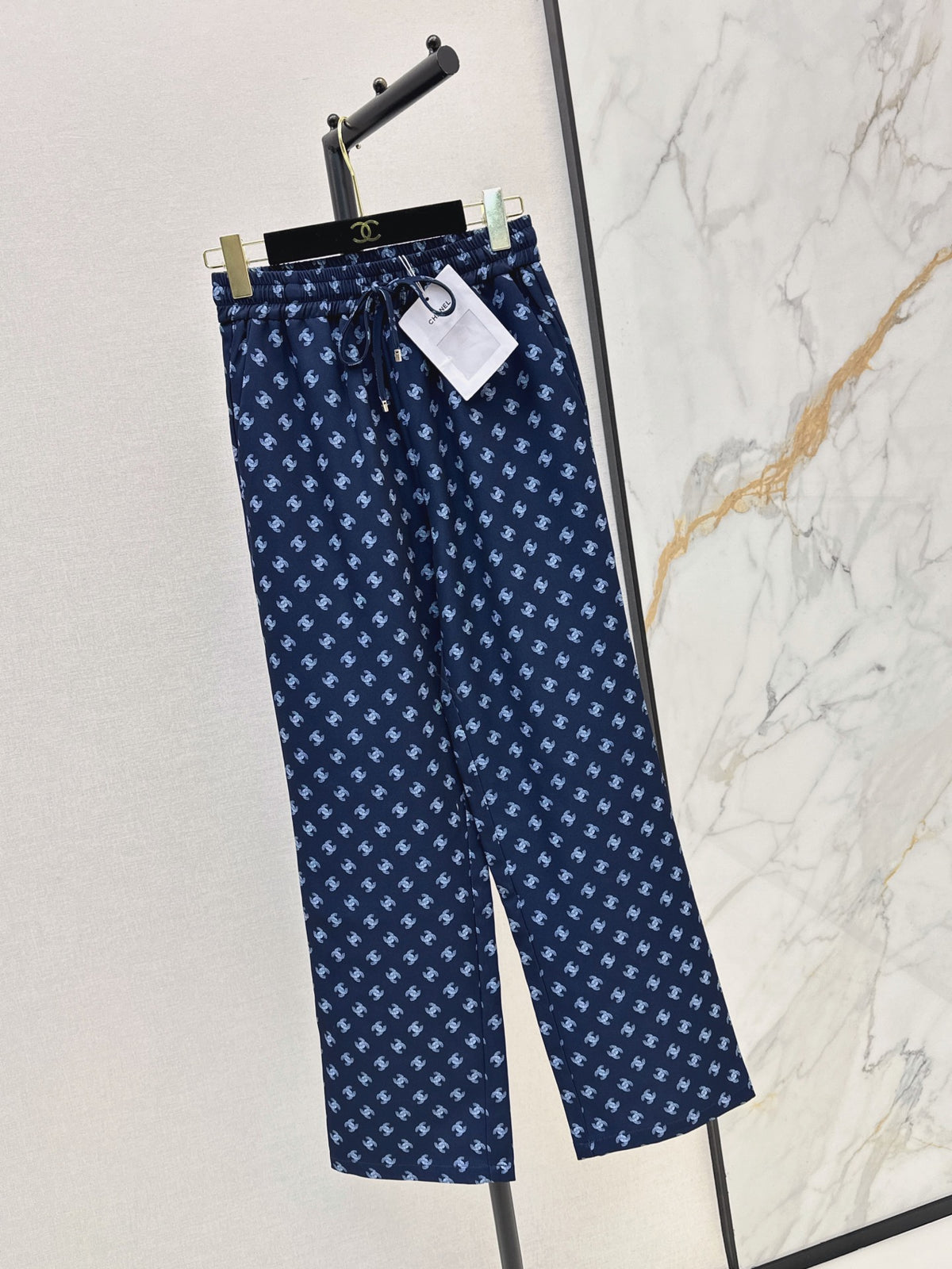 26FW New Straight-Leg Trousers with Iconic Double-C Monogram 🩵