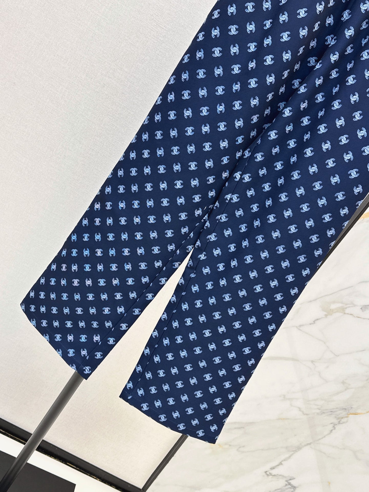 26FW New Straight-Leg Trousers with Iconic Double-C Monogram 🩵