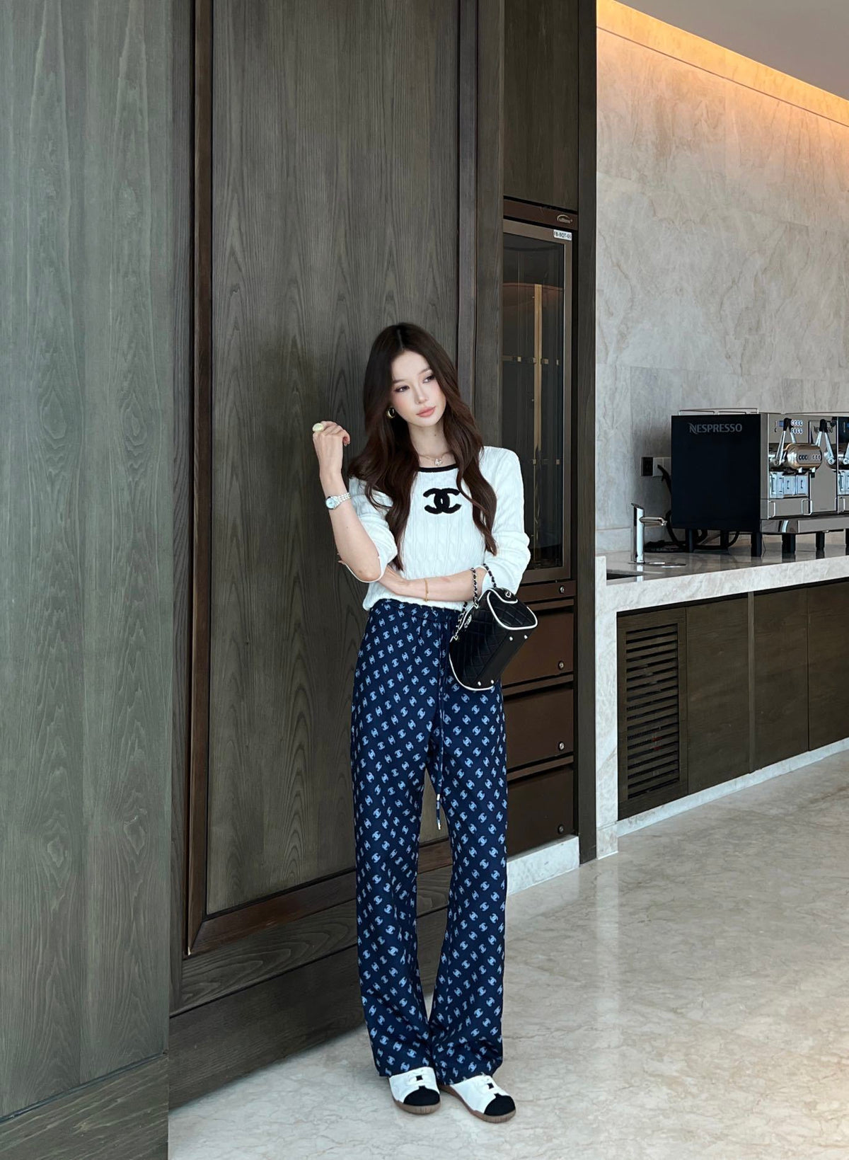 26FW New Straight-Leg Trousers with Iconic Double-C Monogram 🩵