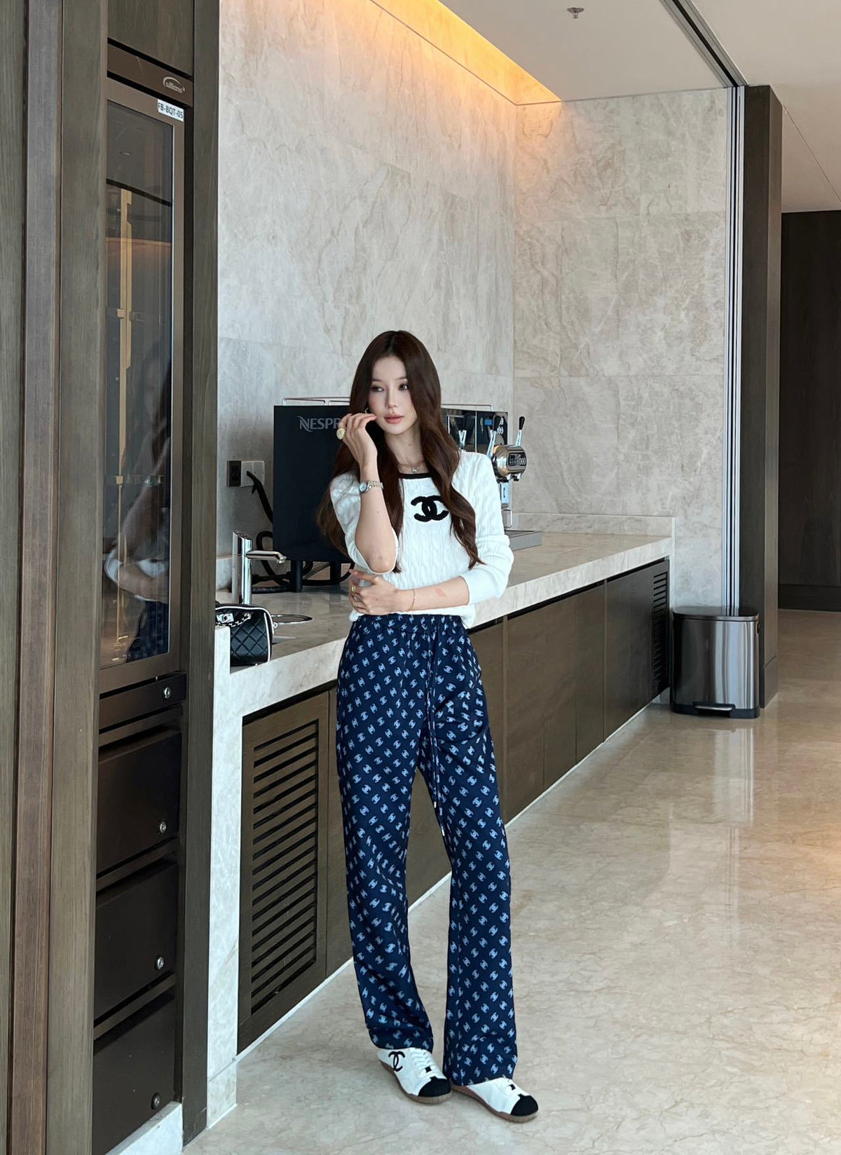 26FW New Straight-Leg Trousers with Iconic Double-C Monogram 🩵
