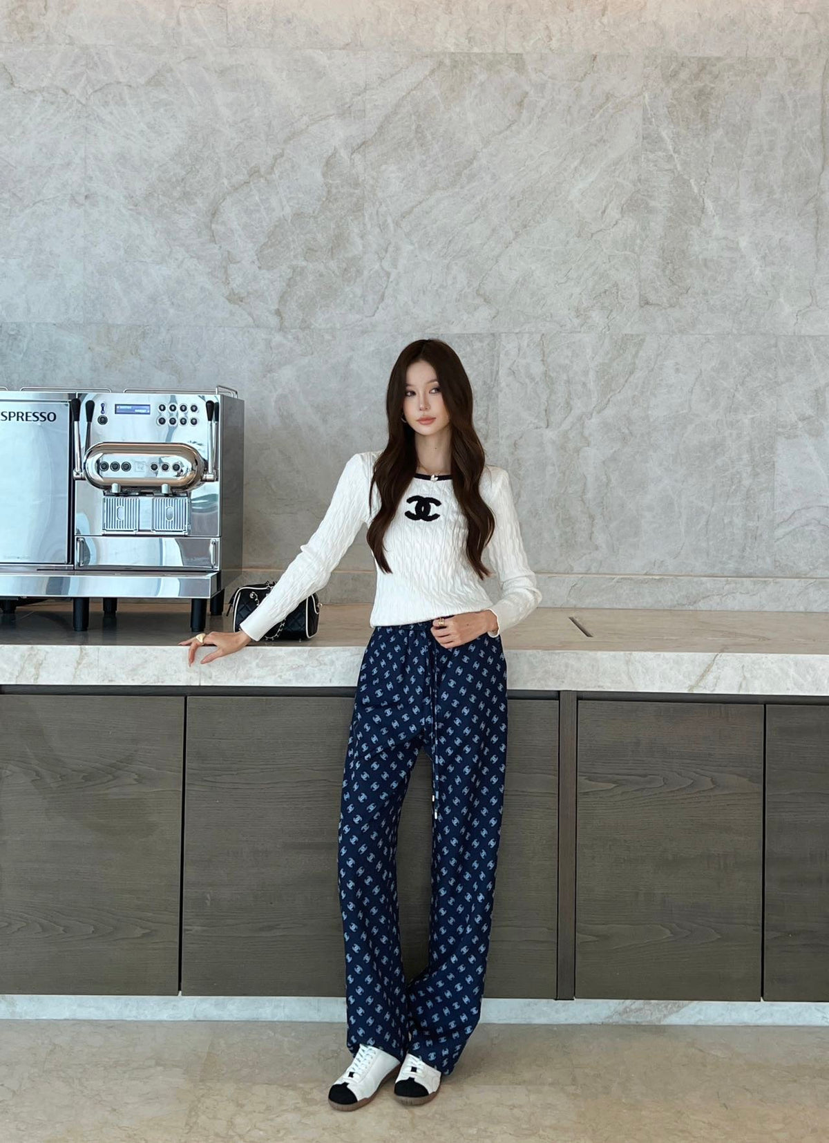 26FW New Straight-Leg Trousers with Iconic Double-C Monogram 🩵