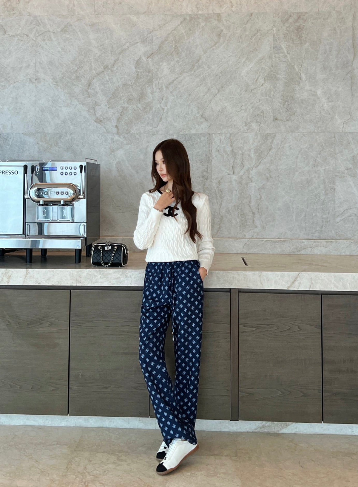 26FW New Straight-Leg Trousers with Iconic Double-C Monogram 🩵