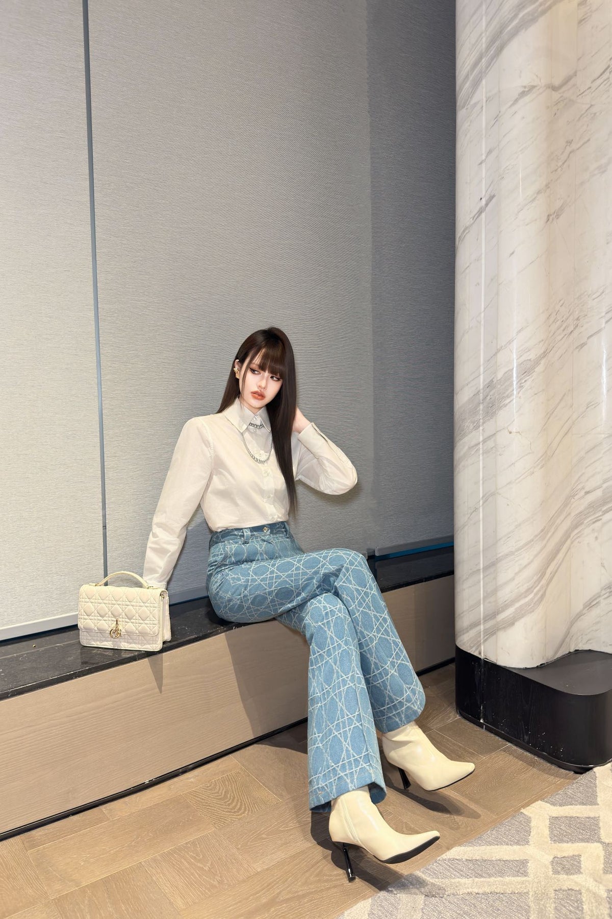 26FW New Jacquard Denim Jeans 🩵