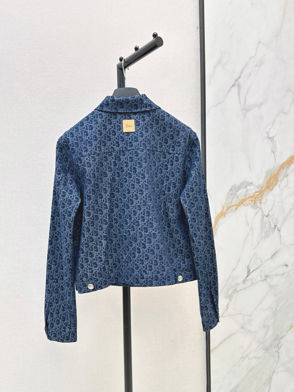 26FW New Monogram Denim Cropped Jacket 🩵